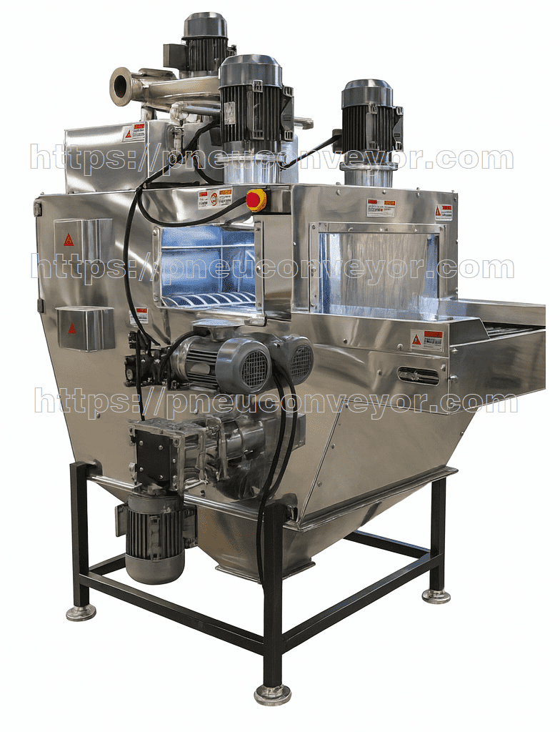 Compact Bag Emptying system