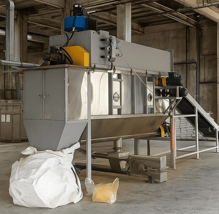 Semi Auto. Bag Emptying system